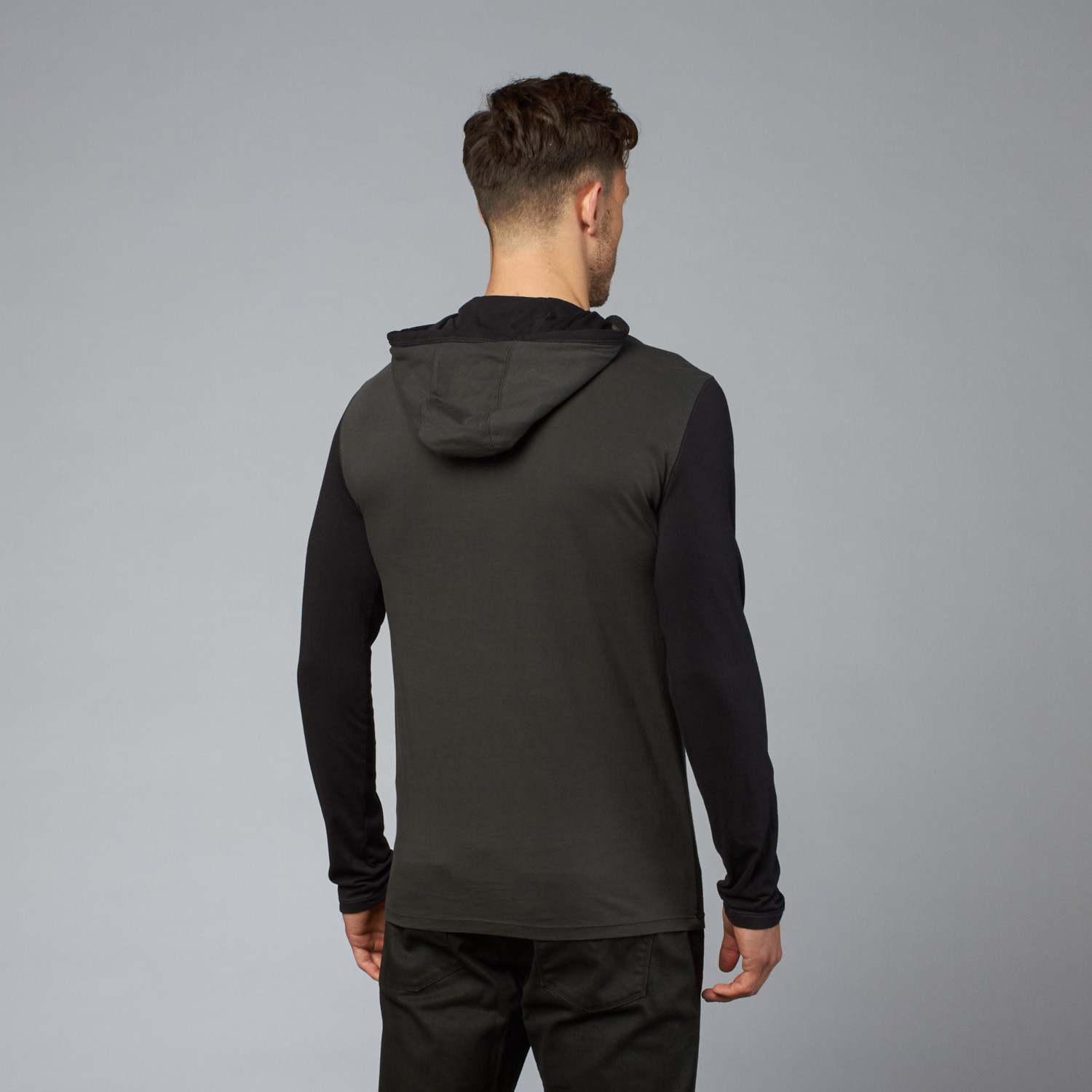 Tri Color Hoodie // Charcoal Heather (S) - John Varvatos Star USA ...