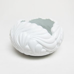 Porcelain Flamingo Vase