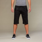 Dub H20 Proof Open Bottom Cuff Short // Black (S)