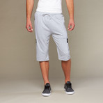 American Stitch // Cargo Open Bottom Cuff Short // Light Grey (XL)