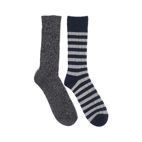 Mackie & Marley Cashmere // Set of 2 (Asphalt, Midnight)