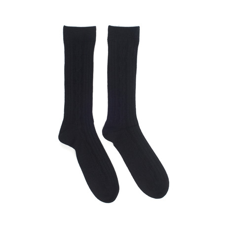 Lennon Cashmere // Set of 2 (Black)