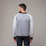 Brian Zip Up Sweater // Grey (S)