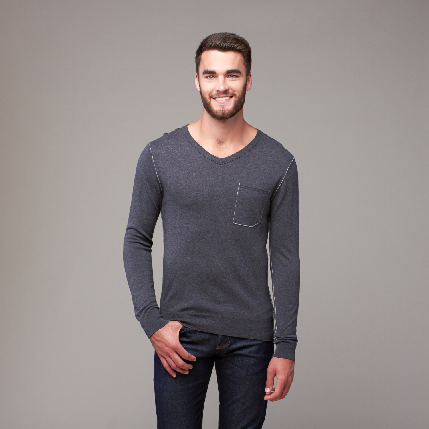 Carter Sweater // Charcoal (XL) - Astronomy Clothing - Touch of Modern