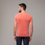 Laethe Henley Shirt // Orange (S)