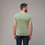 Laethe Henley Shirt // Green (M)