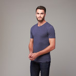 Kyle Knit Shirt // Navy (L)