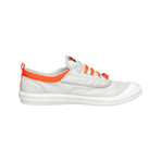 International Canvas Low-Top Sneaker // Silver + Tangerine (US: 11)