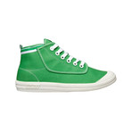 High Leap Canvas // Green + White (US: 9)