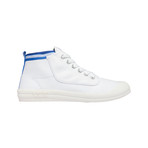 High Leap Canvas // White + Blue (US: 9)