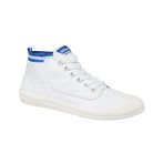 High Leap Canvas // White + Blue (US: 11)