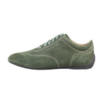 Imola Suede Low-Top Sneaker // Forest Green (Euro: 42)