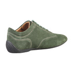 Imola Suede Low-Top Sneaker // Forest Green (Euro: 43)