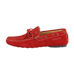 Magny-Kours Suede Loafer // Red (Euro: 45)