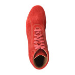Monza High-Top Suede Sneaker // Red (Euro: 40)