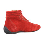 Monza High-Top Suede Sneaker // Red (Euro: 39)