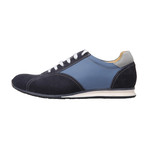 Vallelunga Color Block Suede Sneaker // Blue (Euro: 46)