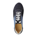 Vallelunga Color Block Suede Sneaker // Blue (Euro: 44)