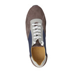 Vallelunga Color Block Suede Sneaker // Brown (Euro: 45)