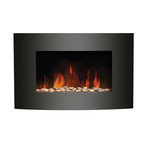 Convex Front Electric Fireplace