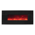 Electric Fireplace // Black Granite (38"L x 26.6"W)