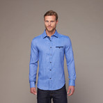 Classic Linen Shirt // Blue (L)