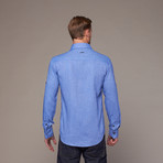 Classic Linen Shirt // Blue (L)