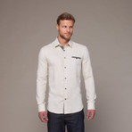 Classic Linen Shirt // Beige (XL)