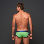 Gigo Sheen Brief // Green (Small (26"-28"))