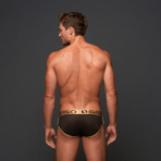 Gigo Sheen Brief // Black (Small (26"-28"))