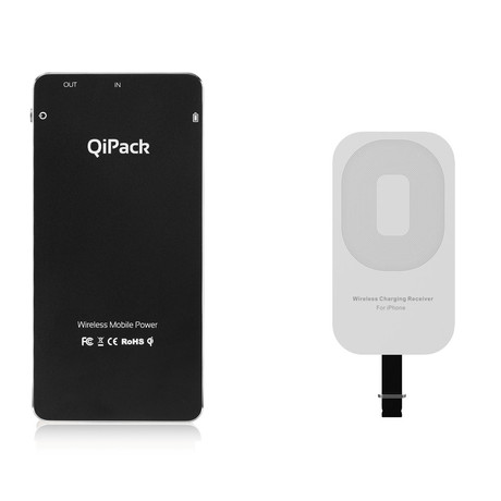 QiPack // Wireless Charger // iPhone // Black
