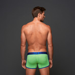 Gigo Sheen Boxer Long // Green (Medium (30"-32"))