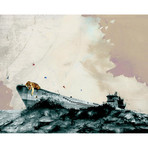 Catbird Seat (Unframed // 20"L x 16"H)