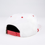 Vacation Nylon Snapback Hat // White