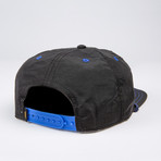 Vacation Nylon Snapback Hat // Black