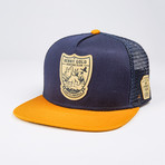 Hunting Club Mesh Trucker Hat // Navy