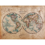 World Hemispheres (30"W x 24"H x 1.5"D)