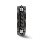 Midnight Black Titanium + Cable (Size 7)