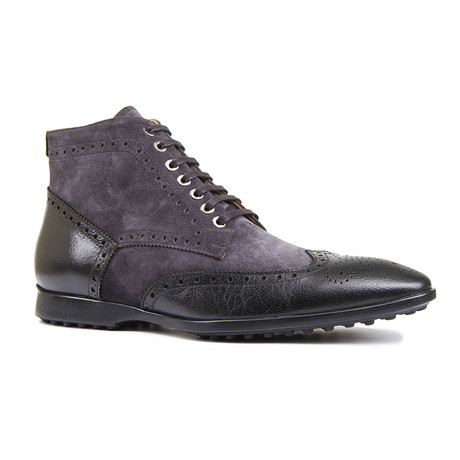 Emerson Fittipaldi Lace-Up Boot // Anthracite (Euro: 40)