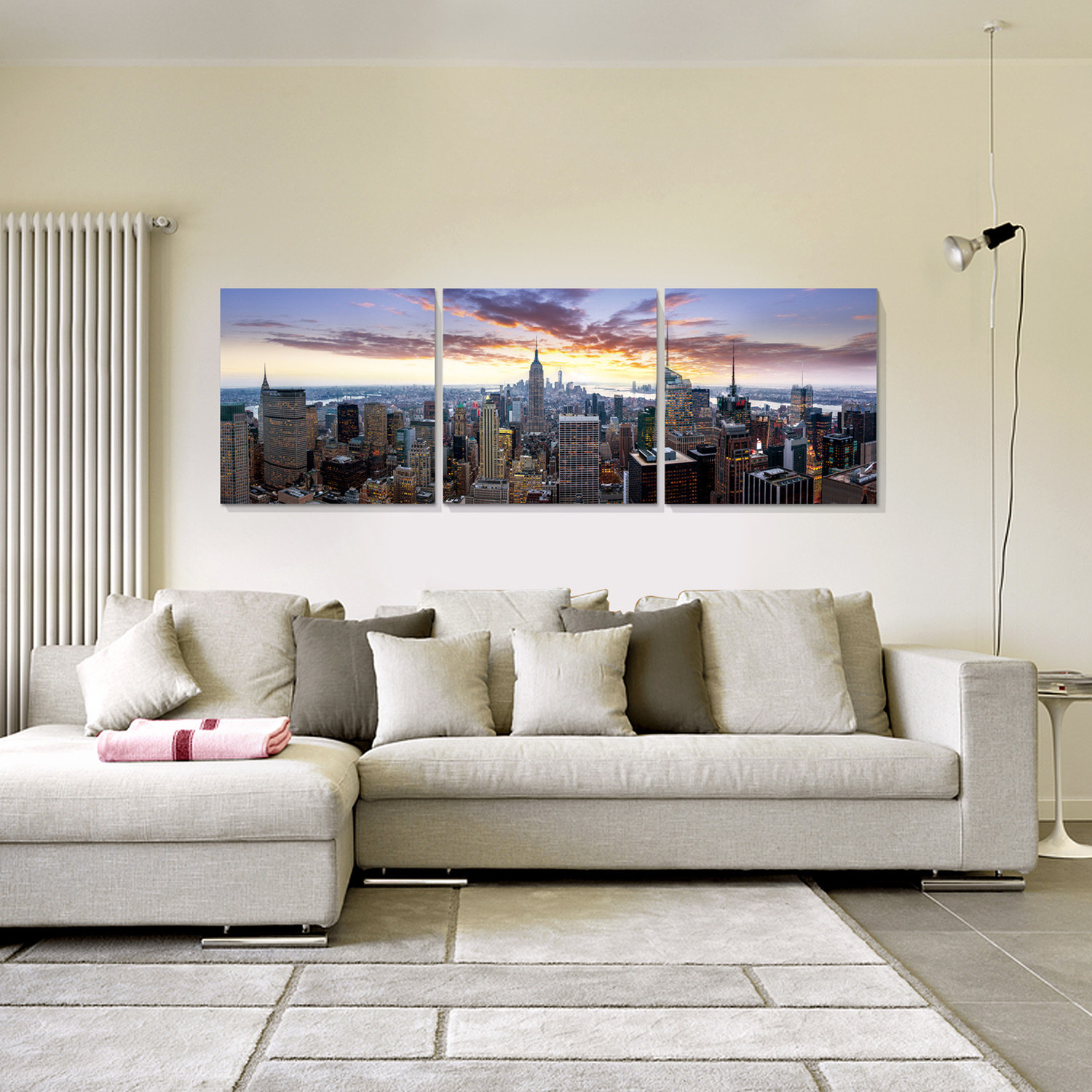 NYC Sunset Skyline - Panoramic Photography - Touch of Modern