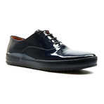 Jarno Trulli Patent Lace-Up Shoe // Blue (Euro: 43)