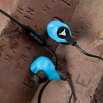 Decibullz Contour Custom Molded Earphones // Light Blue