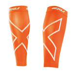 Compression Calf Sleeves // Orange (XL)