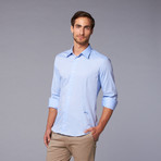 Just Cavalli Woven Shirt // Mediterranean Blue (US: 41)