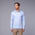 Just Cavalli Woven Shirt // Mediterranean Blue (US: 42)