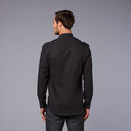 Woven Shirt // Black Chambray (US: 43)