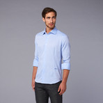 Just Cavalli Woven Cutaway Collar Shirt // Sky Blue (US: 45)