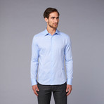 Just Cavalli Woven Cutaway Collar Shirt // Sky Blue (US: 40)