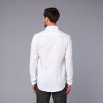Just Cavalli Woven Cutaway Collar Shirt // White (US: 44)