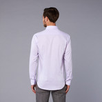 Just Cavalli Woven Cutaway Collar Shirt // Lavender (US: 43)